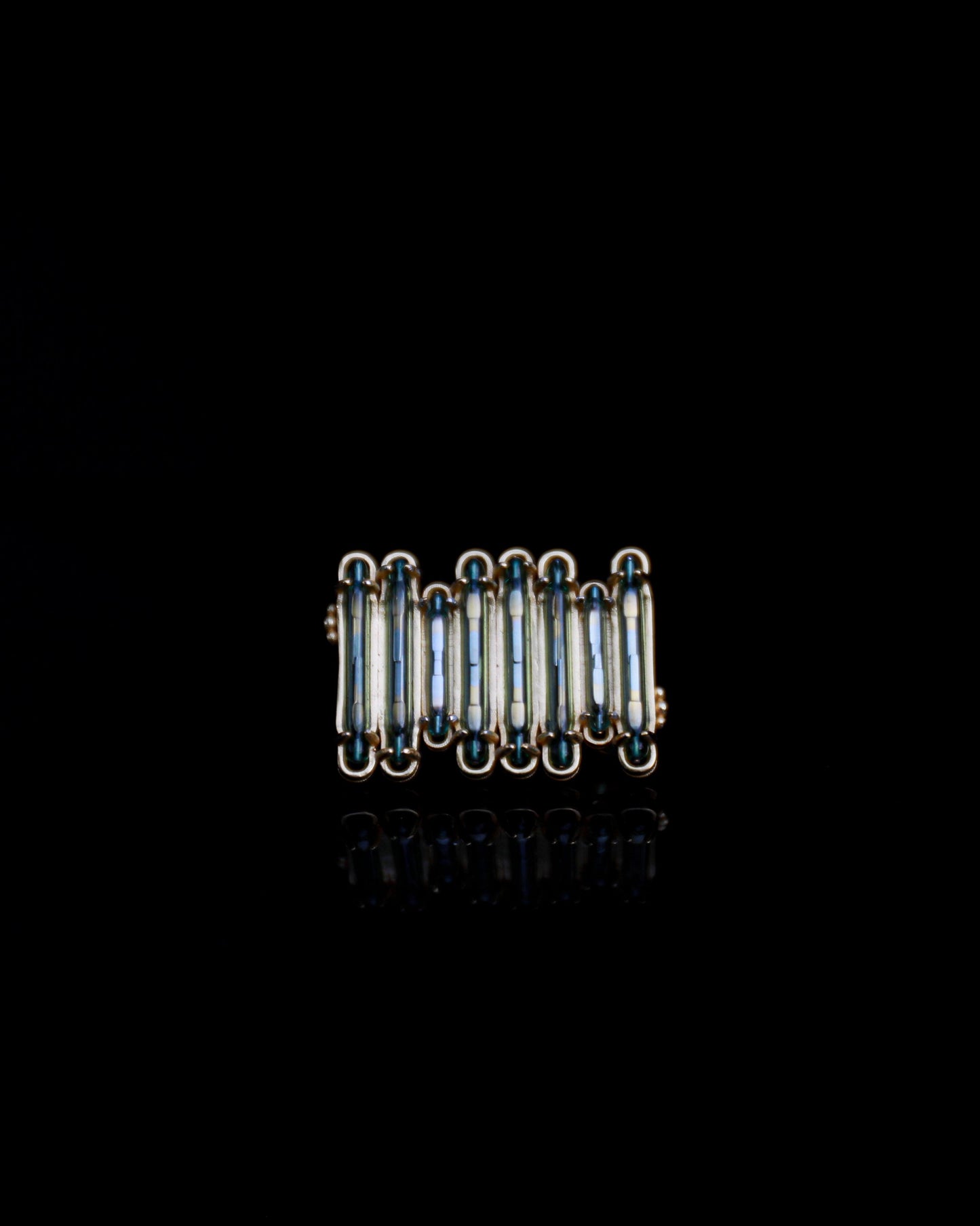 Switch ON! Brooch pin in 18ct Gold Plated Silver