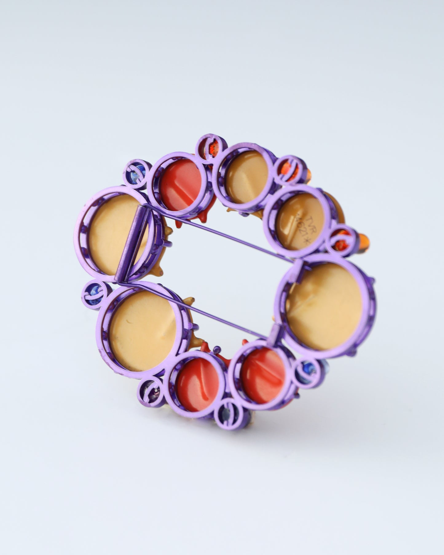 Synthocene Sun Brooch