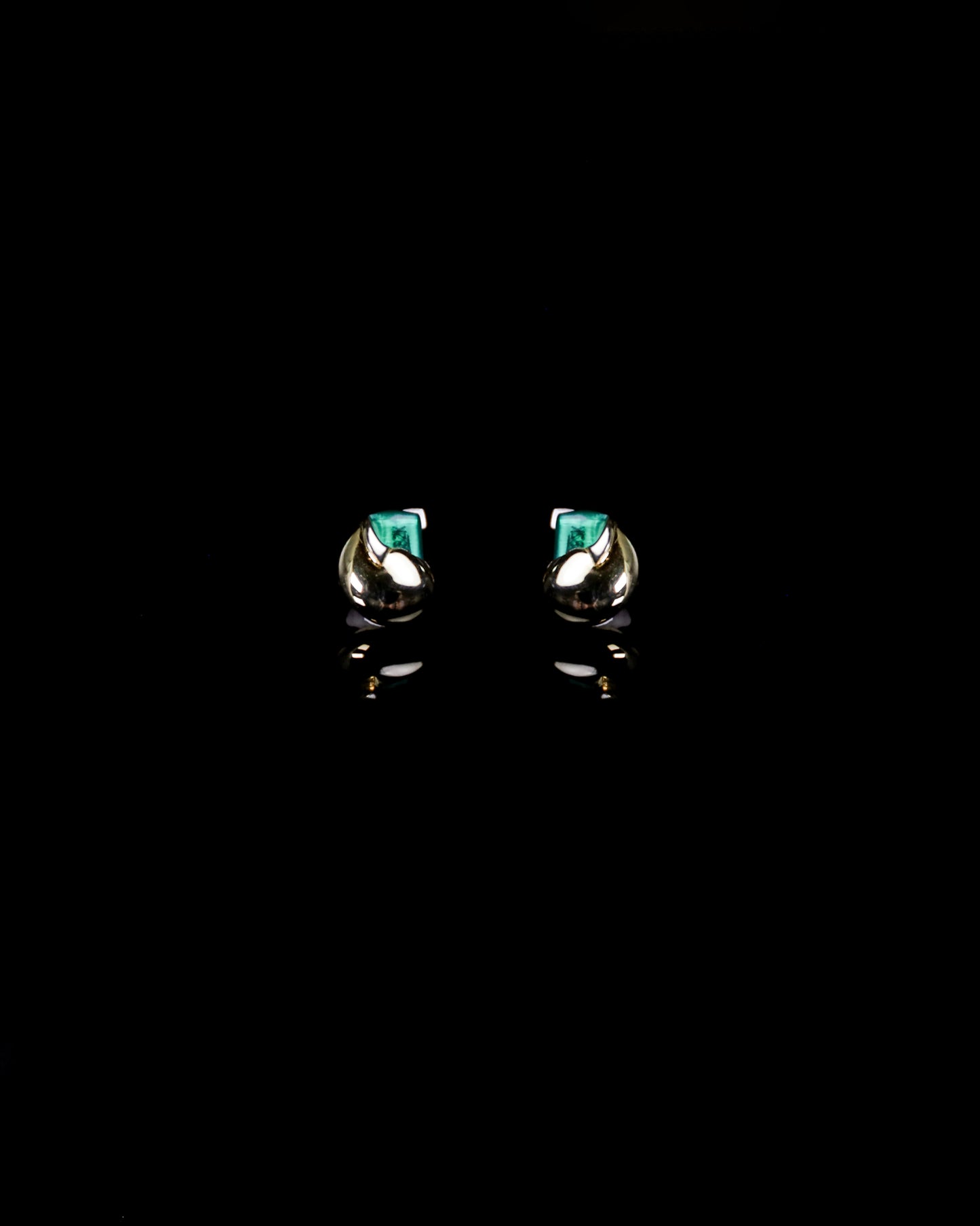Maze Seashell Earrings in Sterling Silver