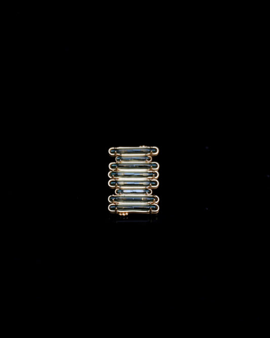 Switch ON! Brooch pin in 18ct Gold Plated Silver