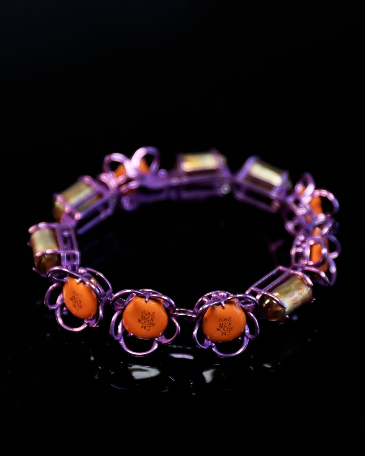 Airy Signs Recycled Silver & E-Waste Bracelet
