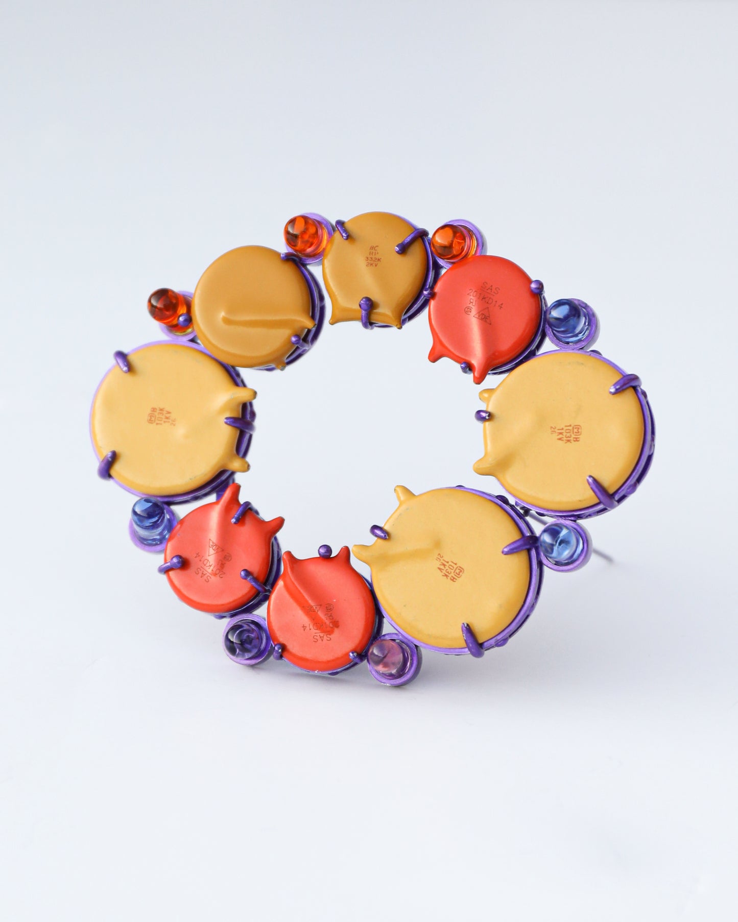 Synthocene Sun Brooch