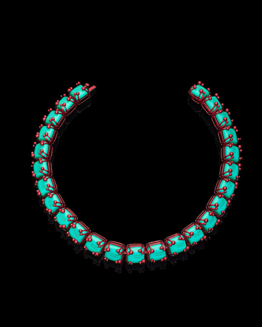 Inflatable Exclusive Red Choker and Necklace