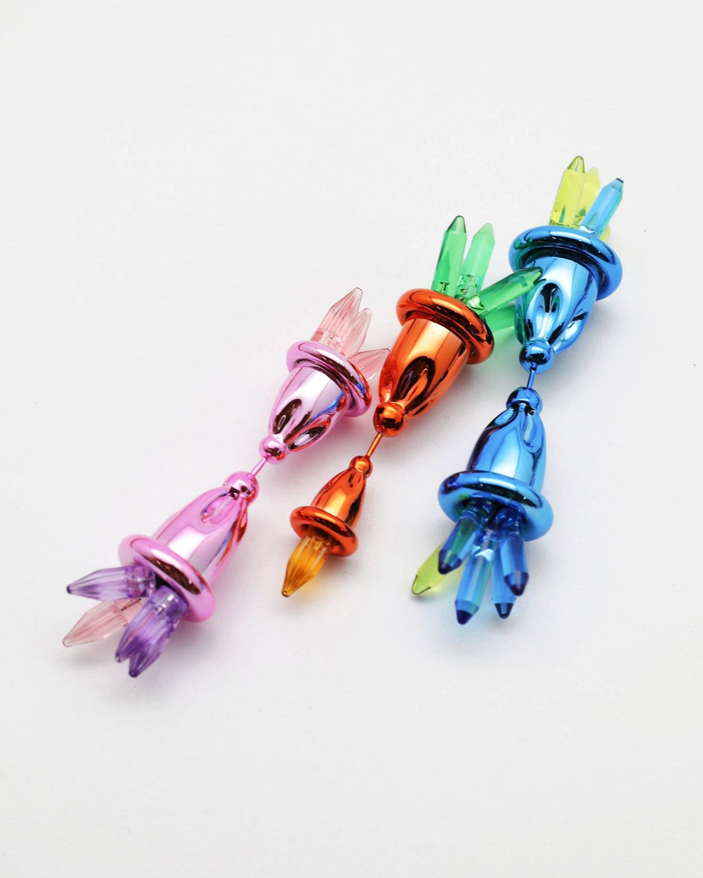 Phygital Wanderlust Pink Earring or Brooch