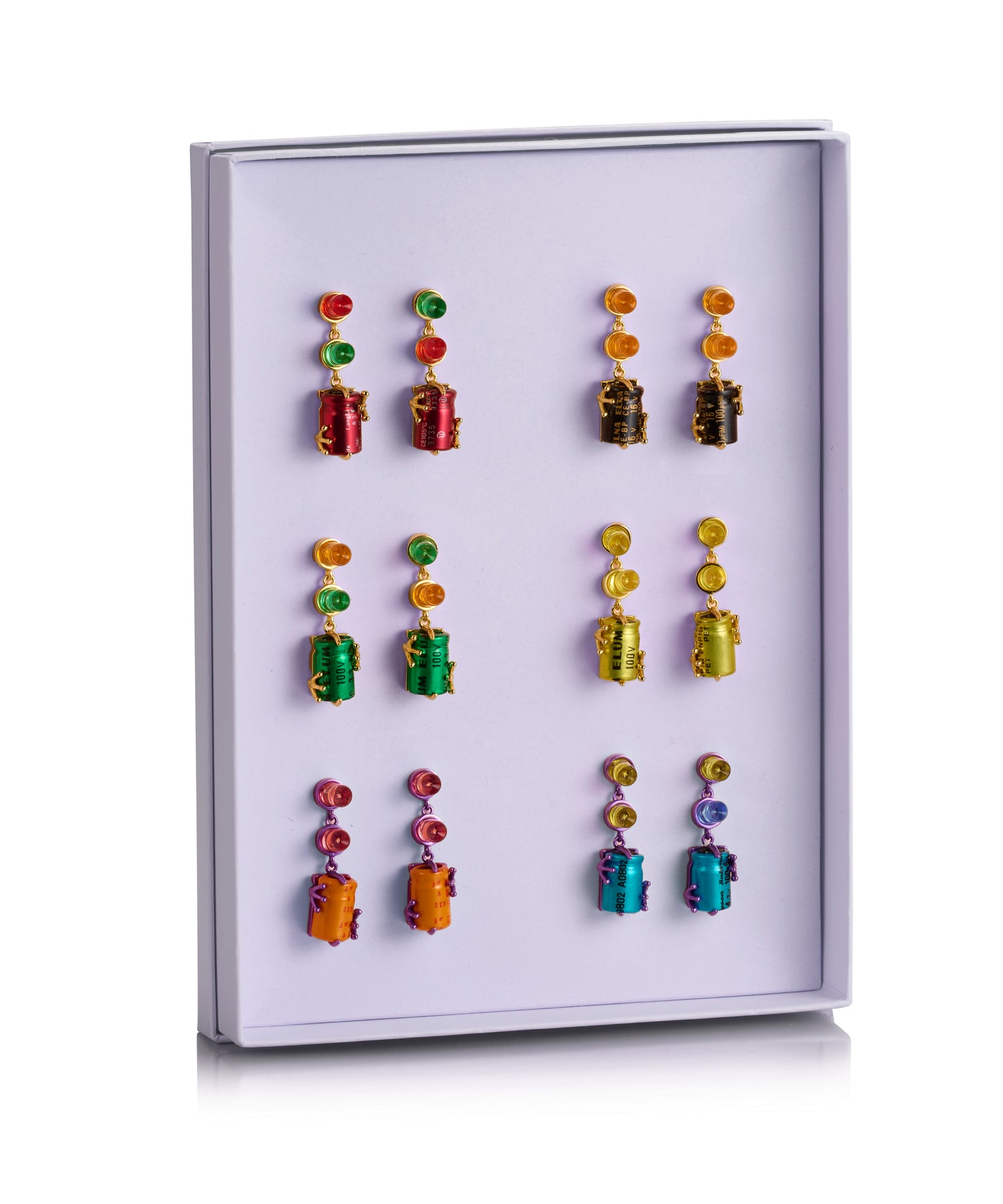 Baccata Earrings in silver