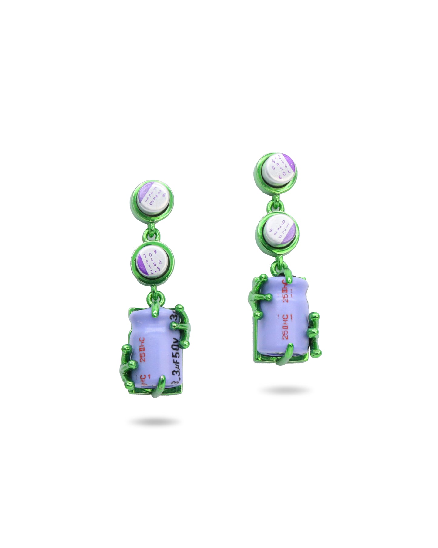 Baccata Earrings in silver
