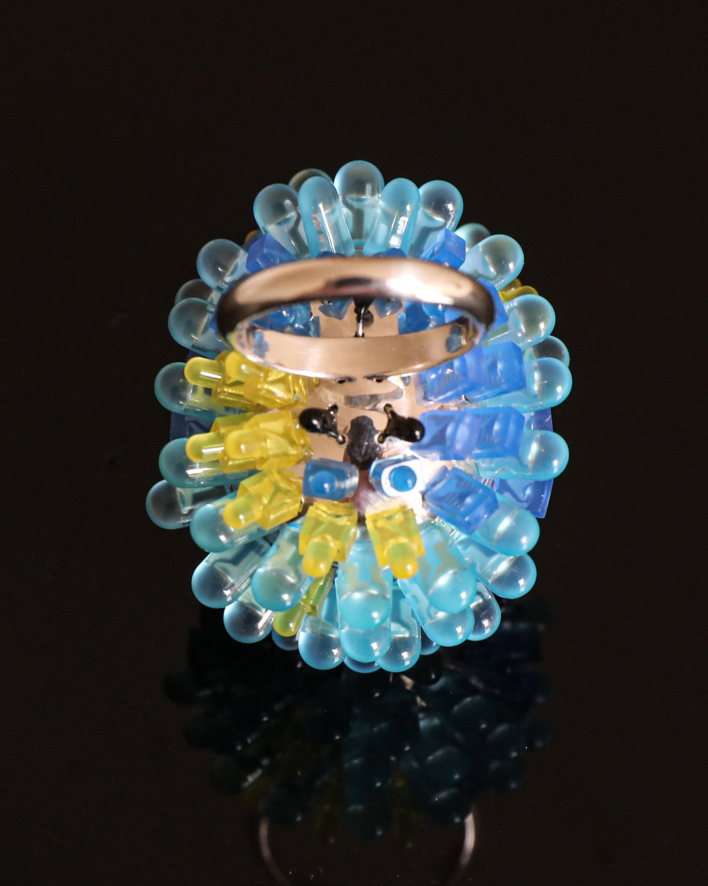 Snoozing Hedgehog Ring