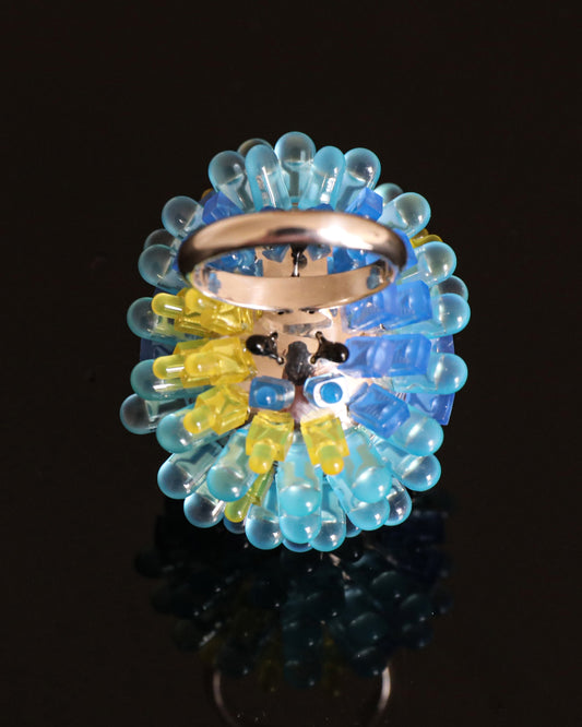 Snoozing Hedgehog Ring