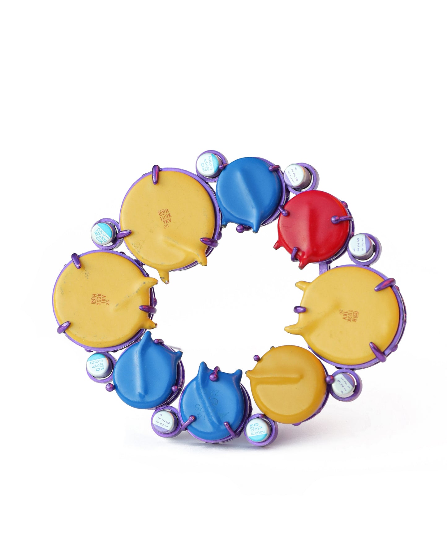 Synthocene Sun Brooch